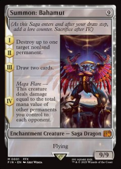 Summon: Bahamut Final Fantasy